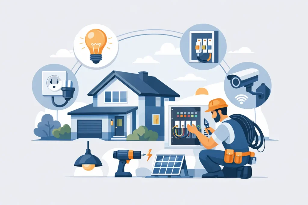 Residential Electrical Services List for Homes