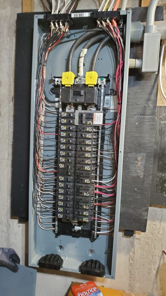 200 amp panel upgrade completed by Keno Electrical Systems in New Haven Connecticut