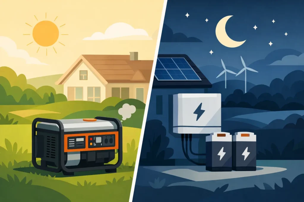 Generator or Battery Backup for Your Property?