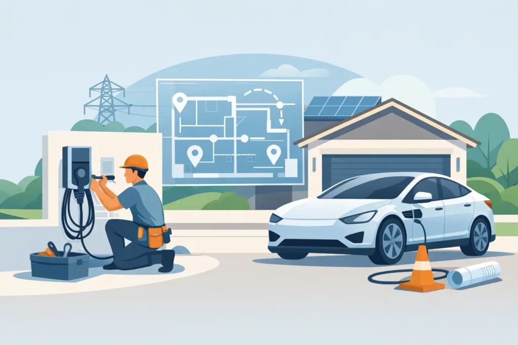 EV Charger Installation Example: A Real-World Plan