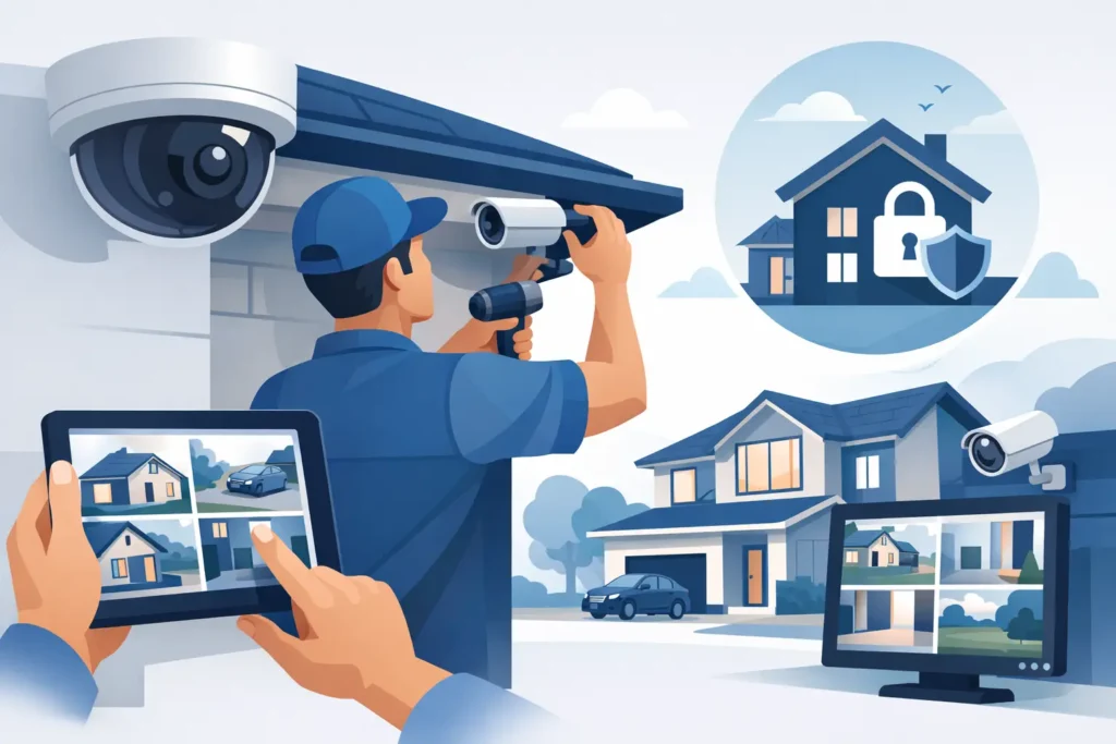 How to Install Security Cameras at Your Property